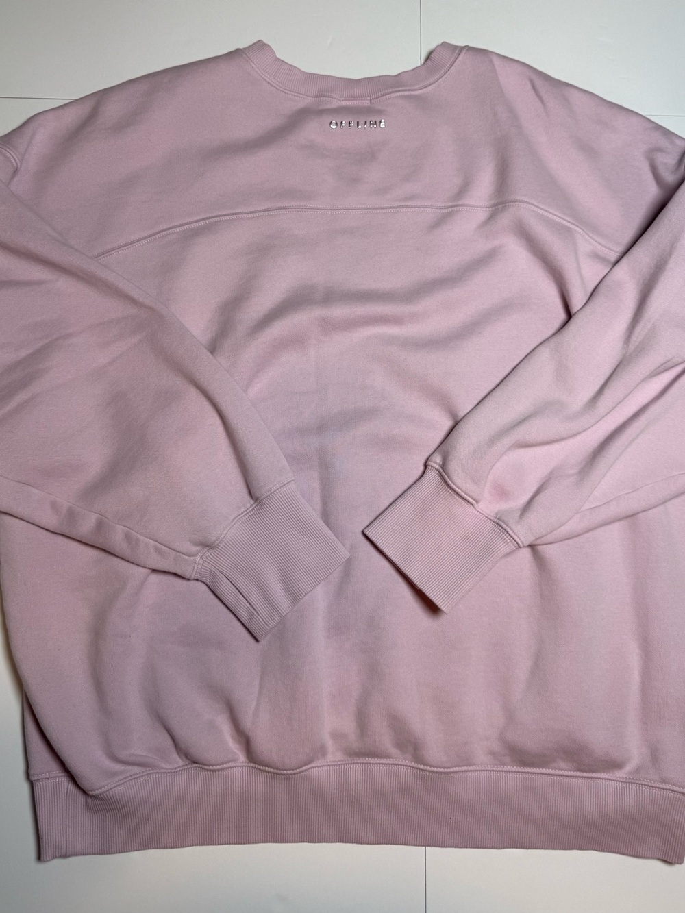 Women's OFFLINE by Aerie Cloud size XL
Pink Oversized Fleece Crewneck - Picture 5 of 6
